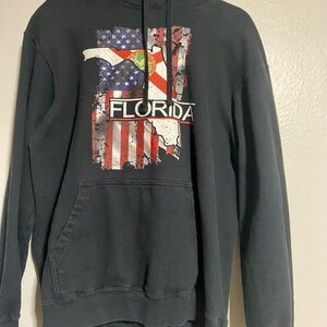 Port and Company Black Florida Flag Hoodie